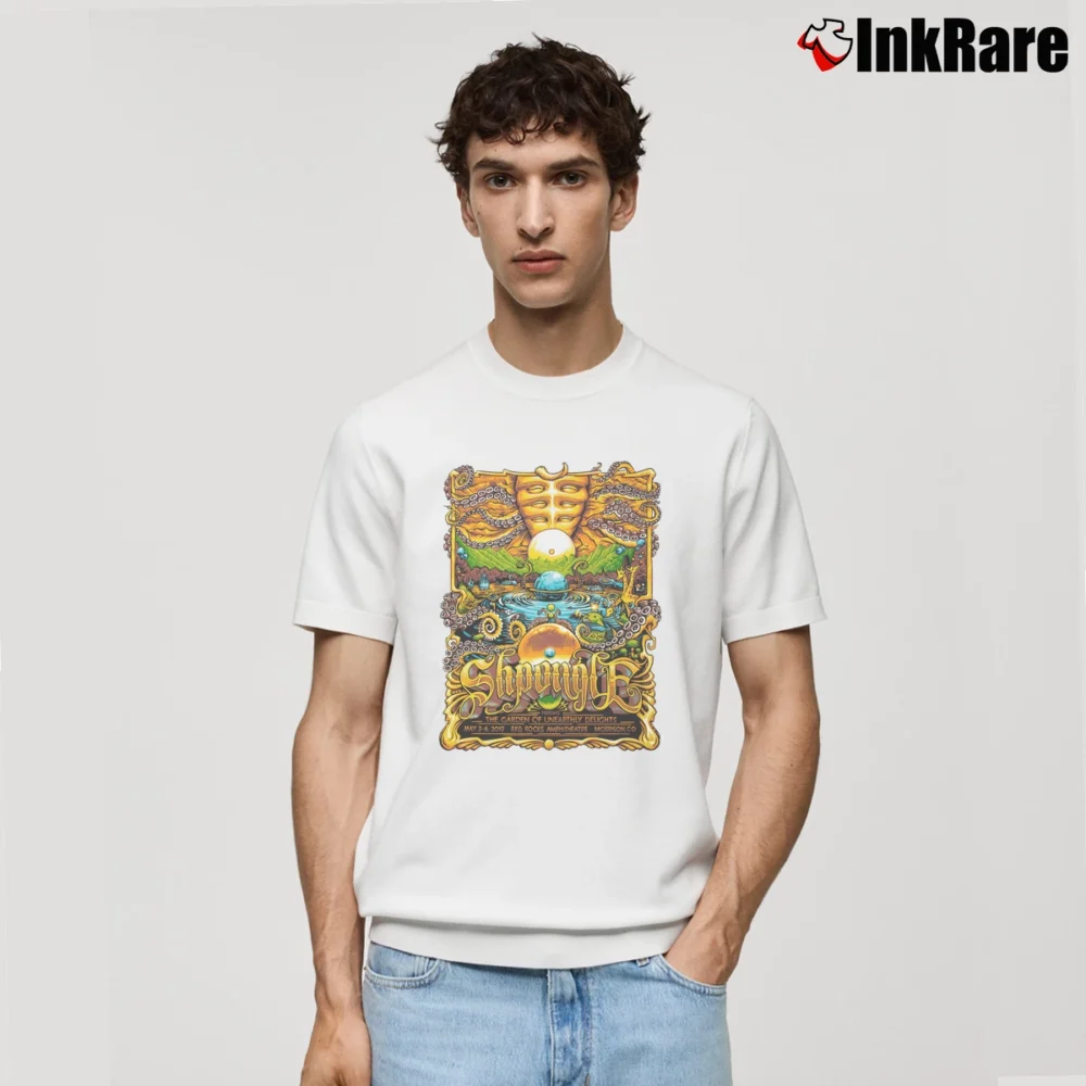 Men’s Shpongle Red Rocks 2019 Music Classic T-Shirt in white | Soft, Breathable Everyday Wear