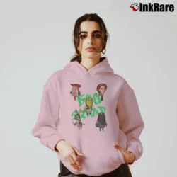 Women’s Shrek Bog Squad Cozy Hoodie in light pink | Warm, Structured, Stylish