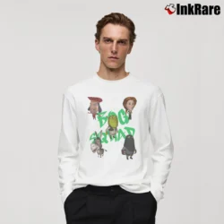 Men’s Shrek Bog Squad Long-Sleeve Shirt in white | Sleek, Lightweight, Year-Round Wear
