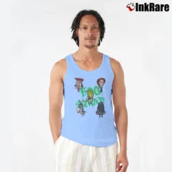 Men’s Shrek Bog Squad Tank Top in light blue | Breathable, Active-Friendly Design