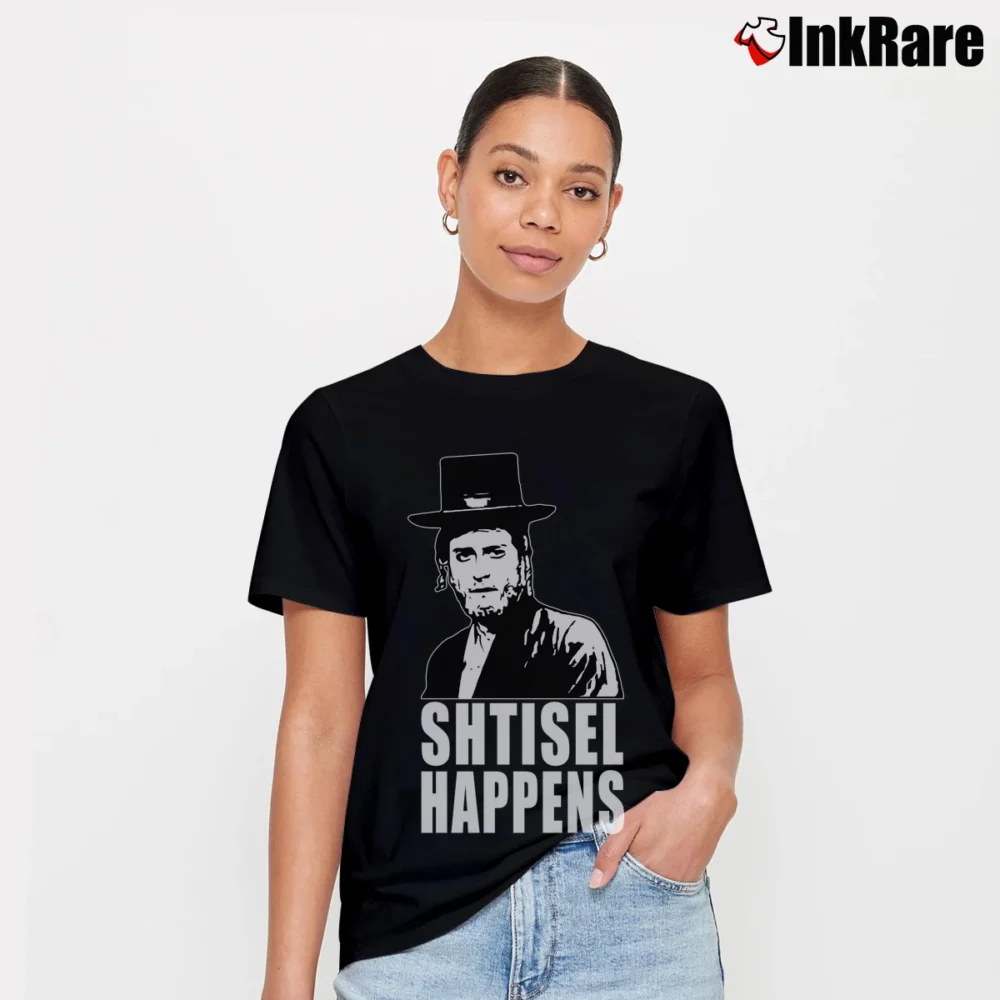 Women’s Shtisel Happens Signature T-Shirt in black | Soft, Flattering Fit