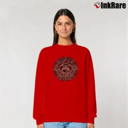 Women’s Shuma - gorath Marvel Comics Eldritch Monster Relaxed Sweatshirt in red | Soft, Laid-Back Vibe