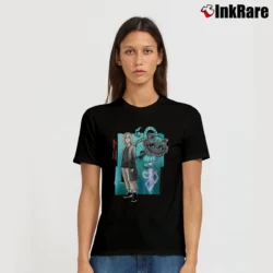 Women’s Shuntaro Chishiya Cheshire Cat T-Shirt in black | Soft, Flattering Fit