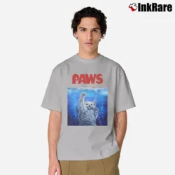 Men’s Siamese Cat Threat From The Deep Sea Paws Classic T-Shirt in sport grey | Soft, Breathable Everyday Wear