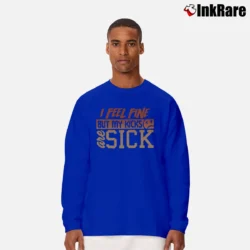 Men’s Sick Kicks Nike Vapormax Sunset Long-Sleeve Shirt in royal blue | Sleek, Lightweight, Year-Round Wear
