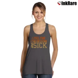 Women’s Sick Kicks Nike Vapormax Sunset Tank Top in charcoal | Lightweight, Movement-Friendly