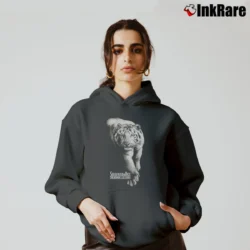 Women’s Siegfried & Roy White Tiger Las Vegas Cozy Hoodie in charcoal | Warm, Structured, Stylish