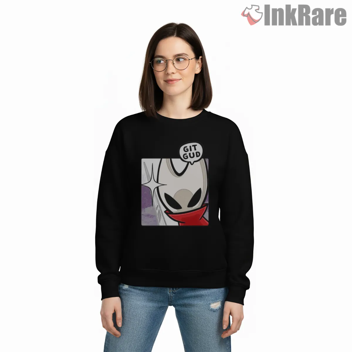 Silksong Cute Hornet Git Gud Meme Shirt Silksong Cute Hornet Git Gud Meme Shirt on graphic shirt for women graphic tee