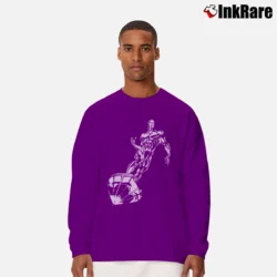 Men’s Silver Surfer Avengers Fantastic Four Marvel Superhero Long-Sleeve Shirt in purple | Sleek, Lightweight, Year-Round Wear