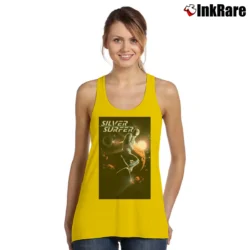 Women’s Silver Surfer Black Comic Tank Top in yellow | Lightweight, Movement-Friendly