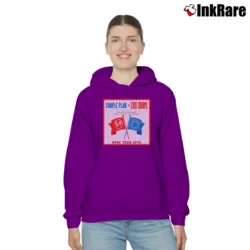 Women’s Simple Plan State Champs Tour 2019 Cozy Hoodie in purple | Warm, Structured, Stylish