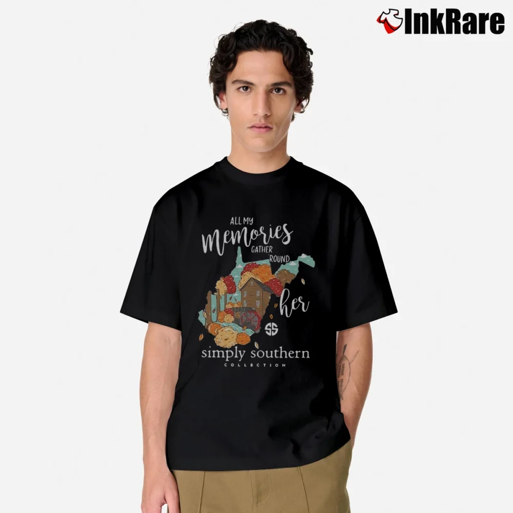 Men’s Simply Southern All My Memories Classic T-Shirt in black | Soft, Breathable Everyday Wear