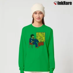 Women’s Simpsons Basquiat Classic Long-Sleeve Top in irish green | Sleek, Versatile, All-Season