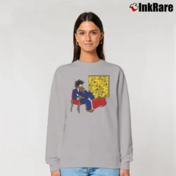 Women’s Simpsons Basquiat Classic Relaxed Sweatshirt in sport grey | Soft, Laid-Back Vibe
