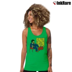 Women’s Simpsons Basquiat Classic Tank Top in irish green | Lightweight, Movement-Friendly