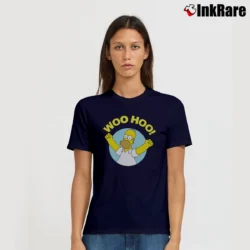 Women’s Simpsons Homer Woo Hoo Signature T-Shirt in navy | Soft, Flattering Fit