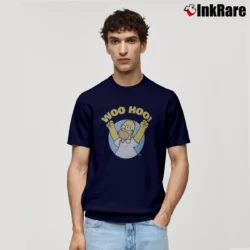 Men’s Simpsons Homer Woo Hoo Classic T-Shirt in navy | Soft, Breathable Everyday Wear