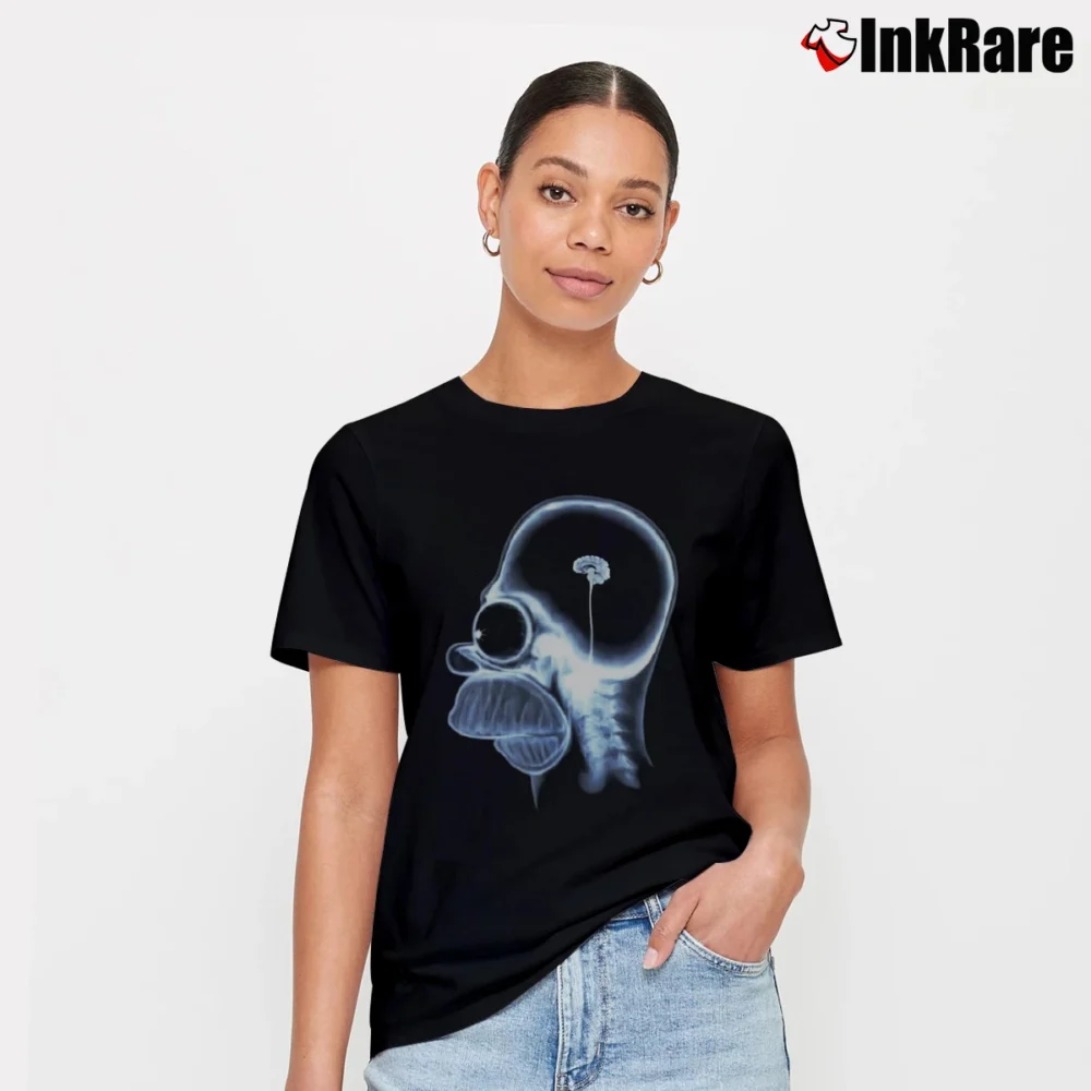 Women’s Simpsons Homer Xray Signature T-Shirt in black | Soft, Flattering Fit