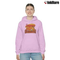 Women’s Simpsons Seinfeld Cozy Hoodie in light pink | Warm, Structured, Stylish