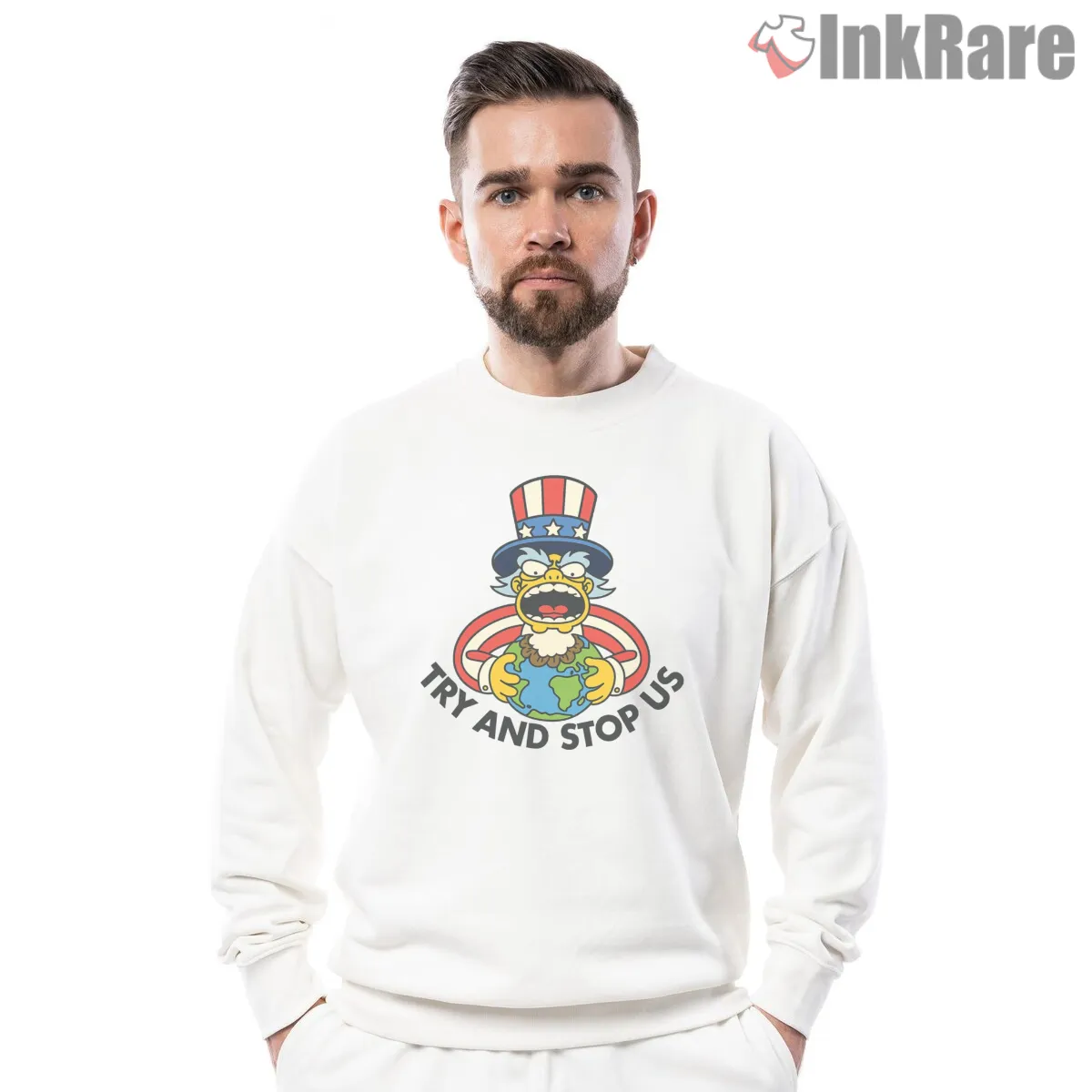 Simpsons Uncle Sam Parody Try And Stop Us Vintage Shirt Simpsons Uncle Sam Parody Try And Stop Us Vintage Shirt on graphic shirt for men graphic tee