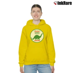 Women’s Sinclair Dino Classic Logo Cozy Hoodie in yellow | Warm, Structured, Stylish