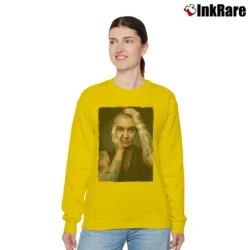 Women’s sinead o'connor vintage iconic 90s music Relaxed Sweatshirt in yellow | Soft, Laid-Back Vibe