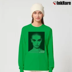 Women’s sinead o'connor vintage retro alternative icon Long-Sleeve Top in irish green | Sleek, Versatile, All-Season