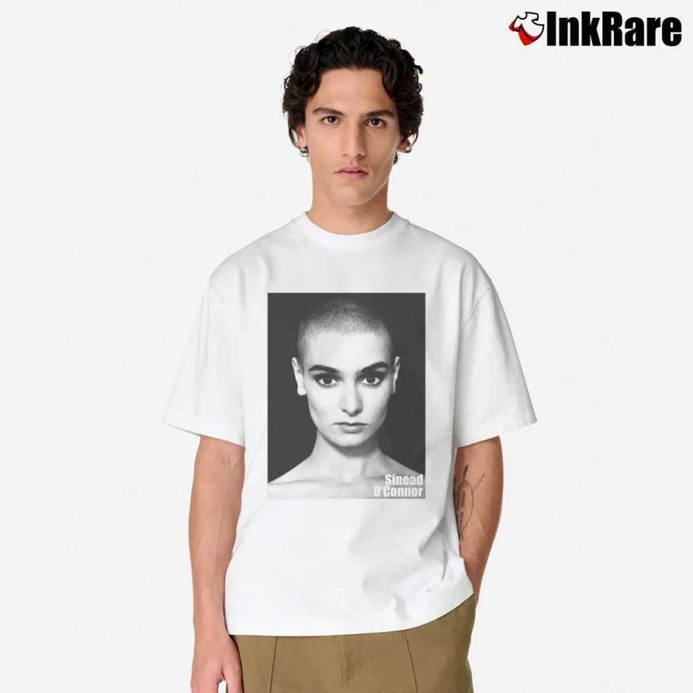Men’s sinead o'connor vintage retro alternative icon Classic T-Shirt in white | Soft, Breathable Everyday Wear