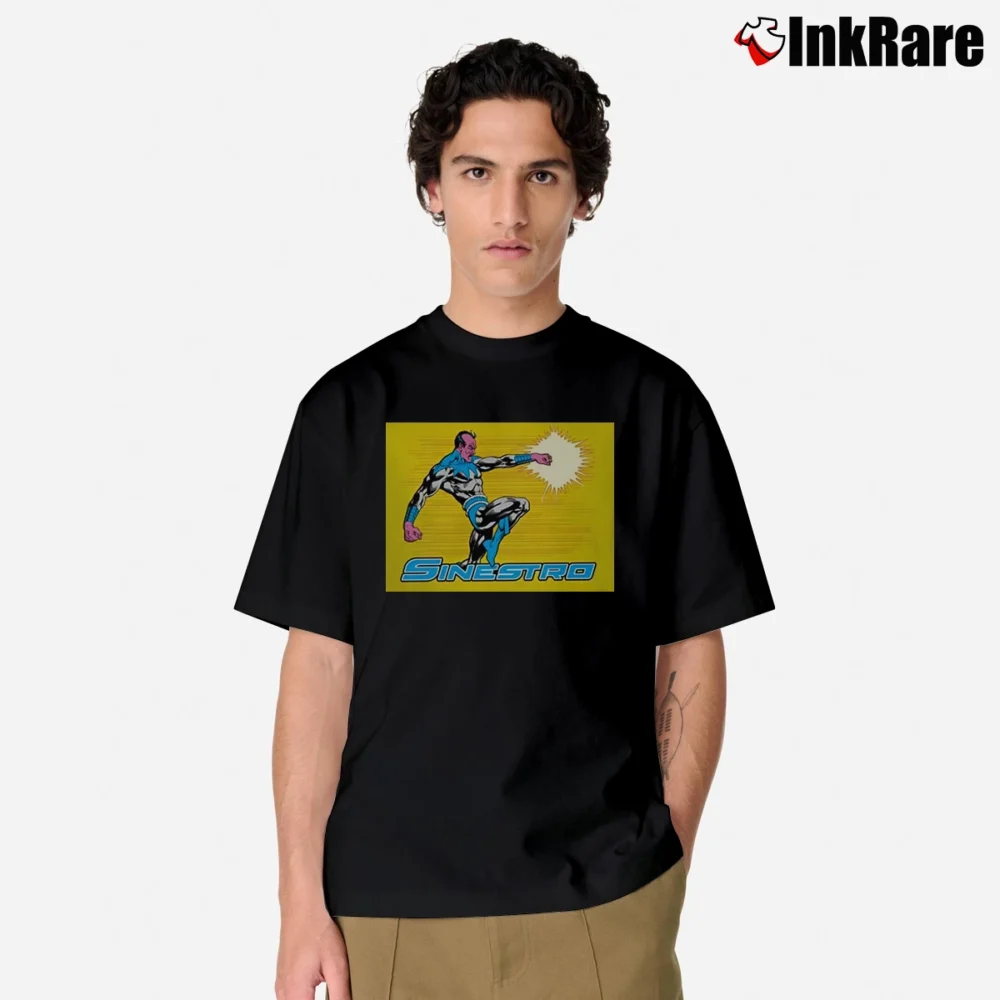 Men’s Sinestro Green Lantern Dc Comics Classic T-Shirt in black | Soft, Breathable Everyday Wear
