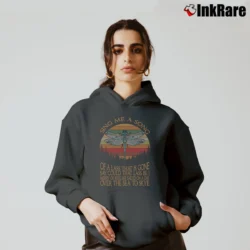 Women’s Sing Me A Song Of A Lass Dragonfly Cozy Hoodie in charcoal | Warm, Structured, Stylish