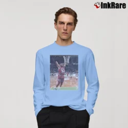 Men’s sir charles barkley sixers for NBA Retro and 76ers Fans Long-Sleeve Shirt in light blue | Sleek, Lightweight, Year-Round Wear