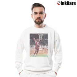 Men’s sir charles barkley sixers for NBA Retro and 76ers Fans Crewneck Sweatshirt in white | Cozy Fabric, Clean Style