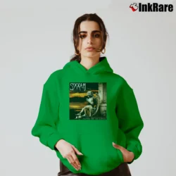 Women’s Sixx Am Prayers Tour Album Cozy Hoodie in irish green | Warm, Structured, Stylish