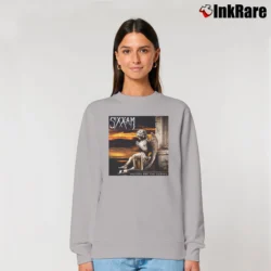 Women’s Sixx Am Prayers Tour Album Relaxed Sweatshirt in sport grey | Soft, Laid-Back Vibe
