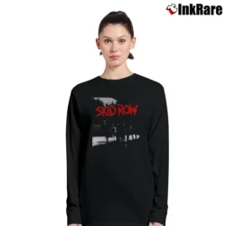 Women’s Skid Row 80s Makin A Mess Of Japan Tour Vintage Rock Band Long-Sleeve Top in black | Sleek, Versatile, All-Season