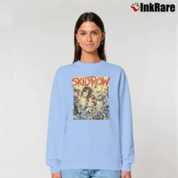 Women’s Skid Row B Side Ourselves Album Cover Relaxed Sweatshirt in light blue | Soft, Laid-Back Vibe