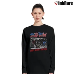 Women’s Skid Row Concert Skids Across America 1989 Long-Sleeve Top in black | Sleek, Versatile, All-Season