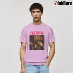 Men’s Skid Row Slave To The Grind Classic T-Shirt in light pink | Soft, Breathable Everyday Wear