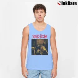 Men’s Skid Row Slave To The Grind Tank Top in light blue | Breathable, Active-Friendly Design