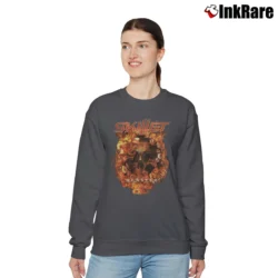 Women’s Skillet Monster Hot Topic Band Relaxed Sweatshirt in charcoal | Soft, Laid-Back Vibe