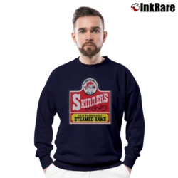Men’s Skinners Old Fashioned Steamed Hams Simpsons Crewneck Sweatshirt in navy | Cozy Fabric, Clean Style