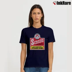 Women’s Skinners Old Fashioned Steamed Hams Simpsons Signature T-Shirt in navy | Soft, Flattering Fit