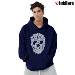 Men’s Skull Cap Snoopy Lover Gift Pullover Hoodie in navy | Cozy, Durable, Modern Fit