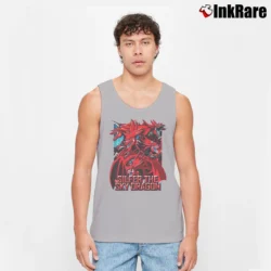 Men’s Slifer The Sky Dragon Yugioh Egyptian Gods Tank Top in sport grey | Breathable, Active-Friendly Design