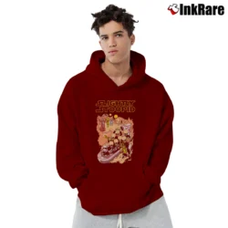Men’s Slightly Stoopid Tour 2013 Cantina Band Star Wars Pullover Hoodie in maroon | Cozy, Durable, Modern Fit