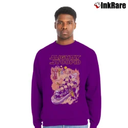 Men’s Slightly Stoopid Tour 2013 Cantina Band Star Wars Crewneck Sweatshirt in purple | Cozy Fabric, Clean Style