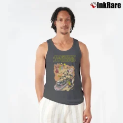 Men’s Slightly Stoopid Tour 2013 Cantina Band Star Wars Tank Top in charcoal | Breathable, Active-Friendly Design