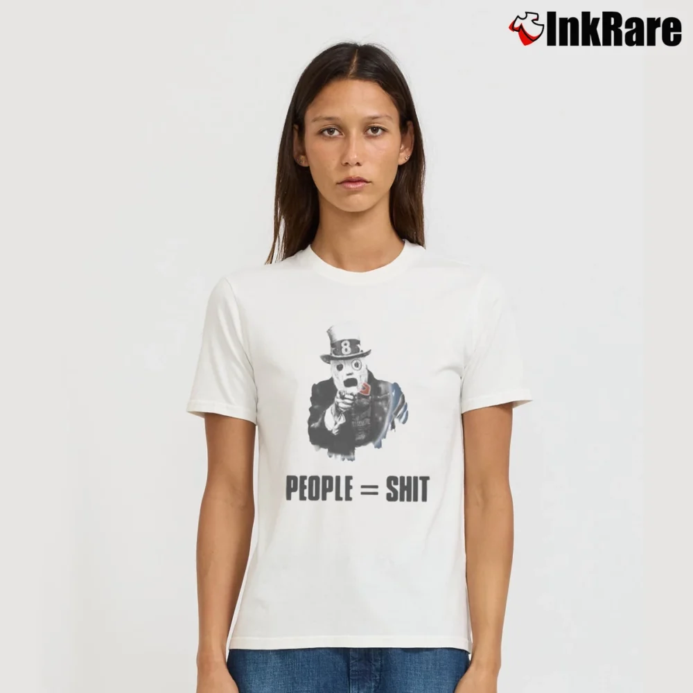 Women’s Slipknot People = Shit Graphic Signature T-Shirt in white | Soft, Flattering Fit