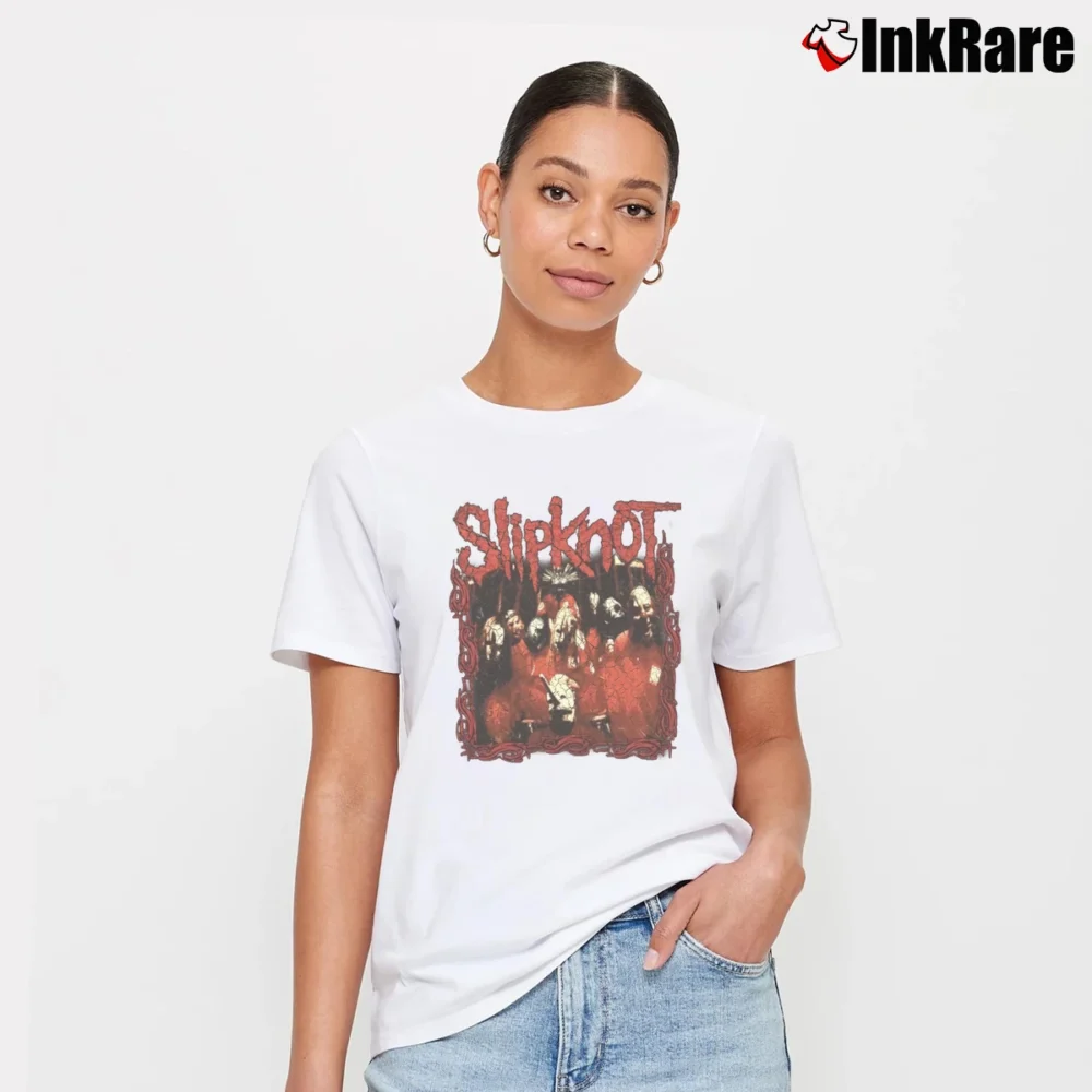 Women’s Slipknot Signature T-Shirt in white | Soft, Flattering Fit