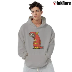 Men’s Sloth Flash Parody The Neutral Pullover Hoodie in sport grey | Cozy, Durable, Modern Fit